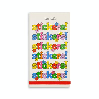 Libro de pegatinas, número nueve
