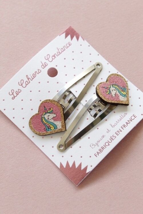 Barrettes licorne