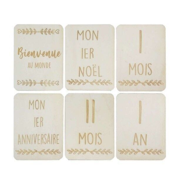 Set of 15 "Rectangle" step cards