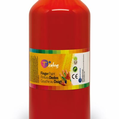 TCOLORS FINGER PAINT 500ml red