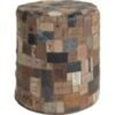Poef Royal Etichette Rond