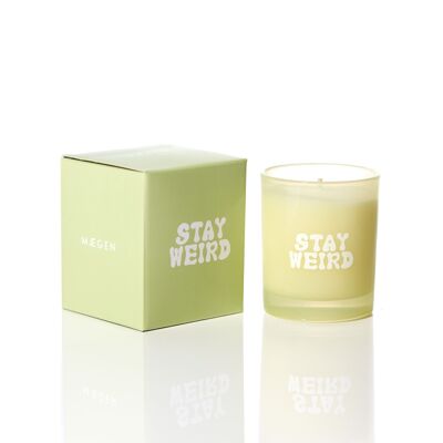 Vibe Scented Candle - Stay Weird - Black Coffee & Bergamot