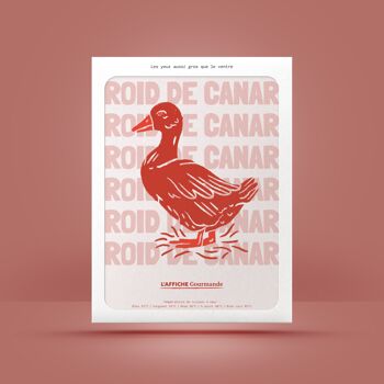 Froid de canard - Affiche Gourmande 3