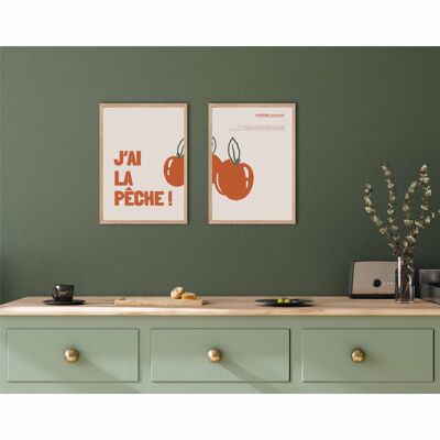 Diptych - I have the peach - Gourmet Poster