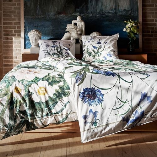 Organic bedlinen set - Blue Flower Garden JL 135x200 cm - NOTE THE SIZE!