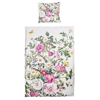 Parure de lit bio - Rose Flower Garden JL 135x200 cm - ATTENTION A LA TAILLE ! 2