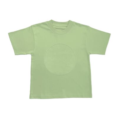 T-Shirt mit Klettverschluss – Matcha Ice Green