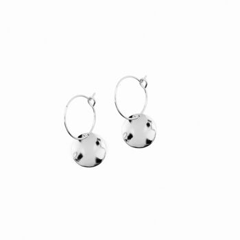 Boucles d'oreilles Belharra plaqué Argent 2