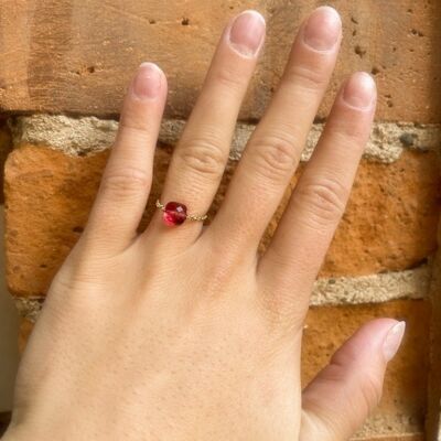 Bague Charlie Cerise