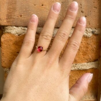 Bague Charlie Cerise 3