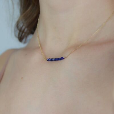 Mina lapis lazuli necklace