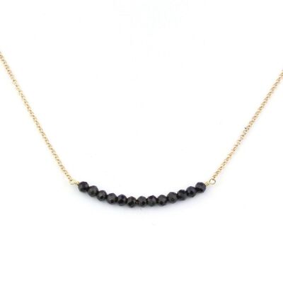 Collier Mina Spinelle Noire