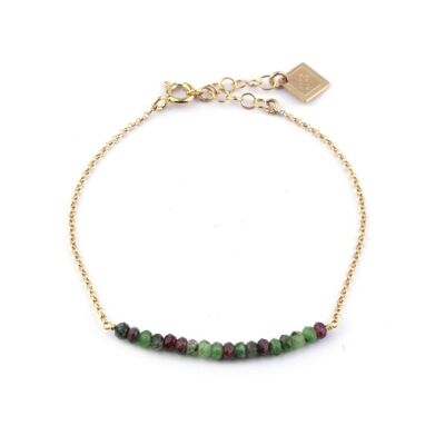 Bracelet Mina Rubis zoisites