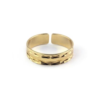 Augusta gold plated ring