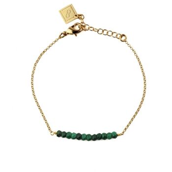 Bracelet Mina malachite 1