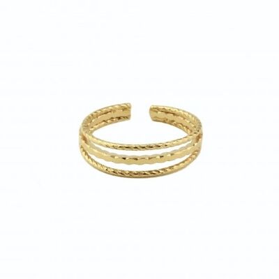 Vergoldeter Amorgos-Ring