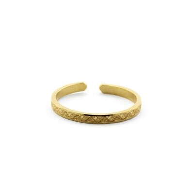 Ios gold plated ring