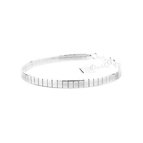 Bracelet Disco plaqué argent