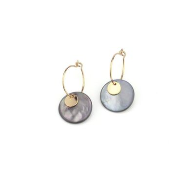 Boucles d'oreilles Shell abalone