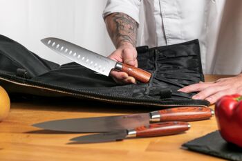 Mallette 5 couteaux de cuisine Sayuto Pakka X50 6