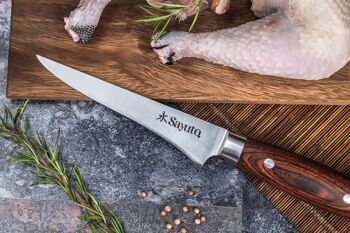 Couteau à désosser Sayuto Pakka X50 15cm 4