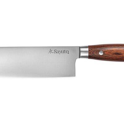 Sayuto Pakka X50 nakiri knife 17cm