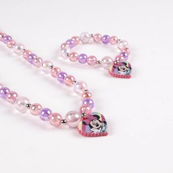 Lot de bijoux fantaisie Minnie Mouse - Collier et bracelet 2