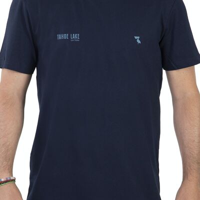 Tahoe Lake navy T-shirt