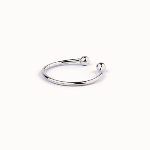 Cuff lisse plaqué argent