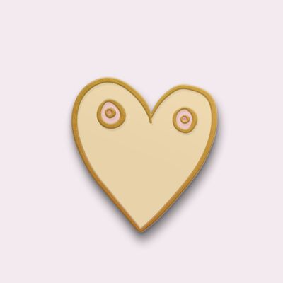 10 Pins – Nichon Heart A – Pins – „Les Everybodies“-Kollektion