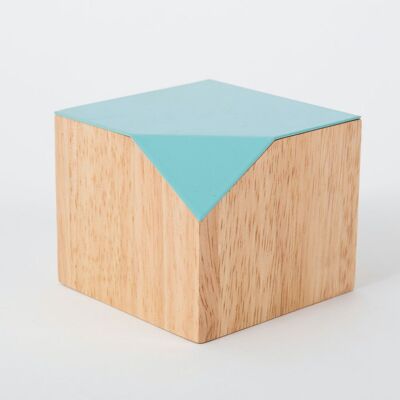 Cut-Away Storage Box - Light Blue