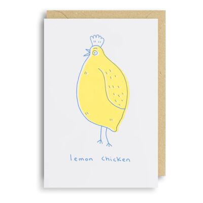 LEMON CHICKEN Birthday Card