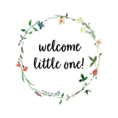 Ansichtkaart Welcome little one