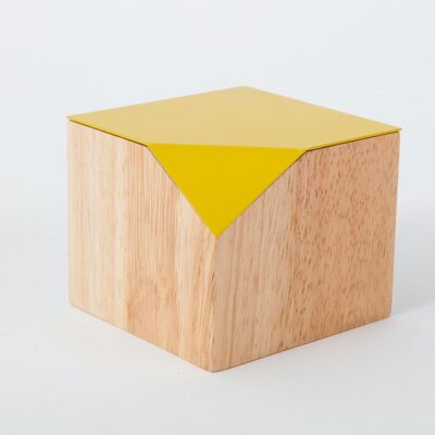 Caja de almacenamiento recortable - Amarillo
