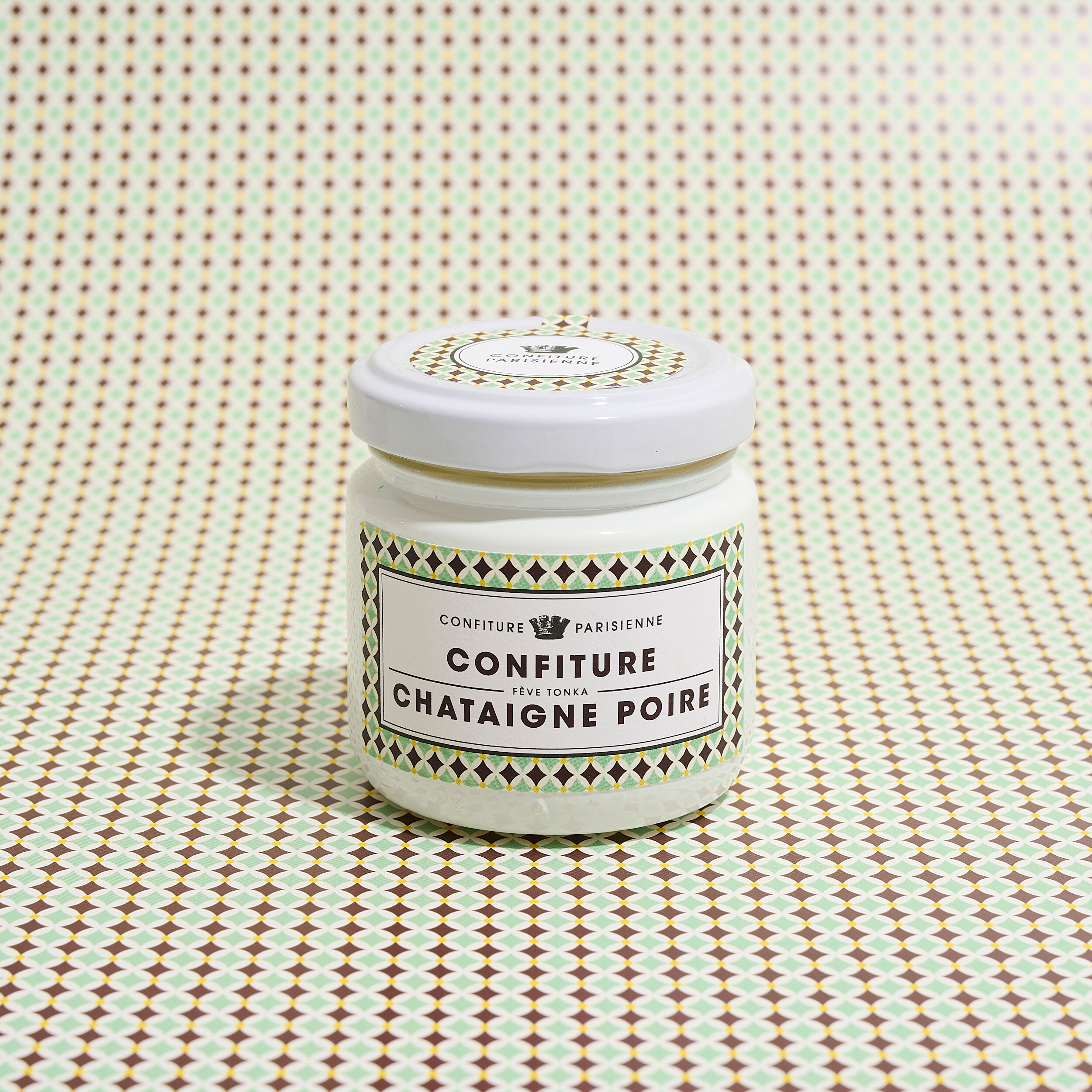 Confiture de .. Châtaigne poire fève tonka Confiture 100g