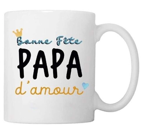 Mug en céramique "Bonne Fête Papa d'amour"