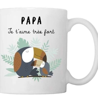 Mug en céramique motif Toucan