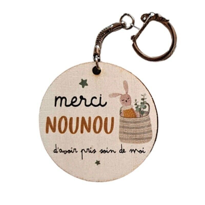 Portachiavi in legno "Giocattoli per bambini - Grazie"