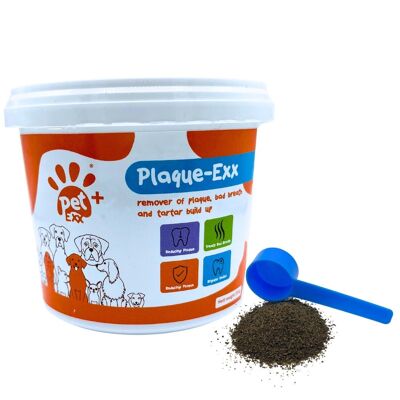 PlaqueExx seaweed based dental plaque and tartar remover for pets