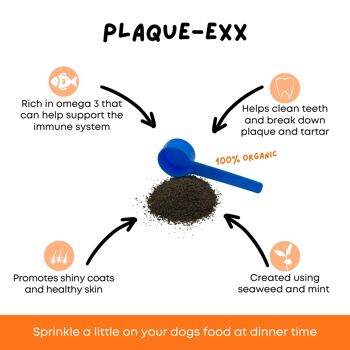 PlaqueExx anti-plaque dentaire et anti-tartre à base d'algues pour animaux de compagnie 3