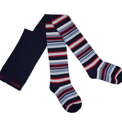 Collant per bambini >>Righe Rosse<<
