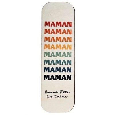 Marque-pages coloré "Bonne Fête maman"