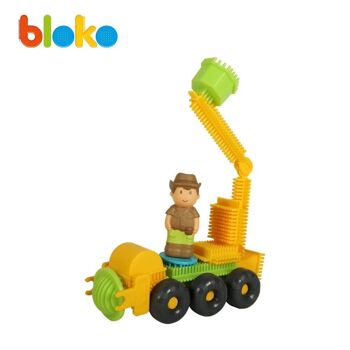 Coffret 60 Bloko + 2 Figurines 3D Jungle - Jeu de Construction - Dès 12 mois - 503717 2