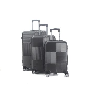 Set de 3 valises 4 roues Polycarbonate Rigide - Swansea - SuperFly (Anthracite) 1
