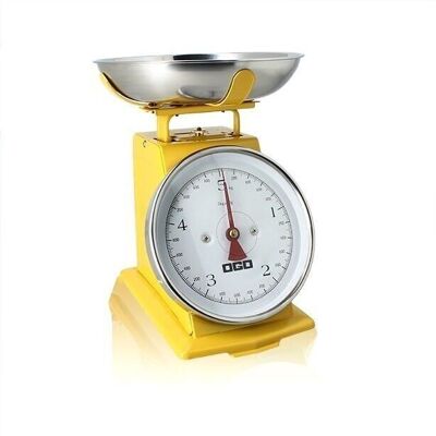 Yellow stainless steel mechanical scale 5kg