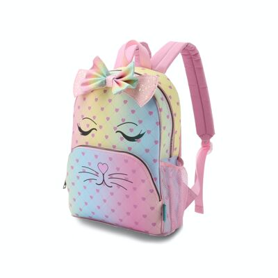 ORTA NOVA Ragusa Backpack | Cat Face Heart