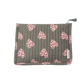 Petite Pochette Coeur Sauvage Cyprès