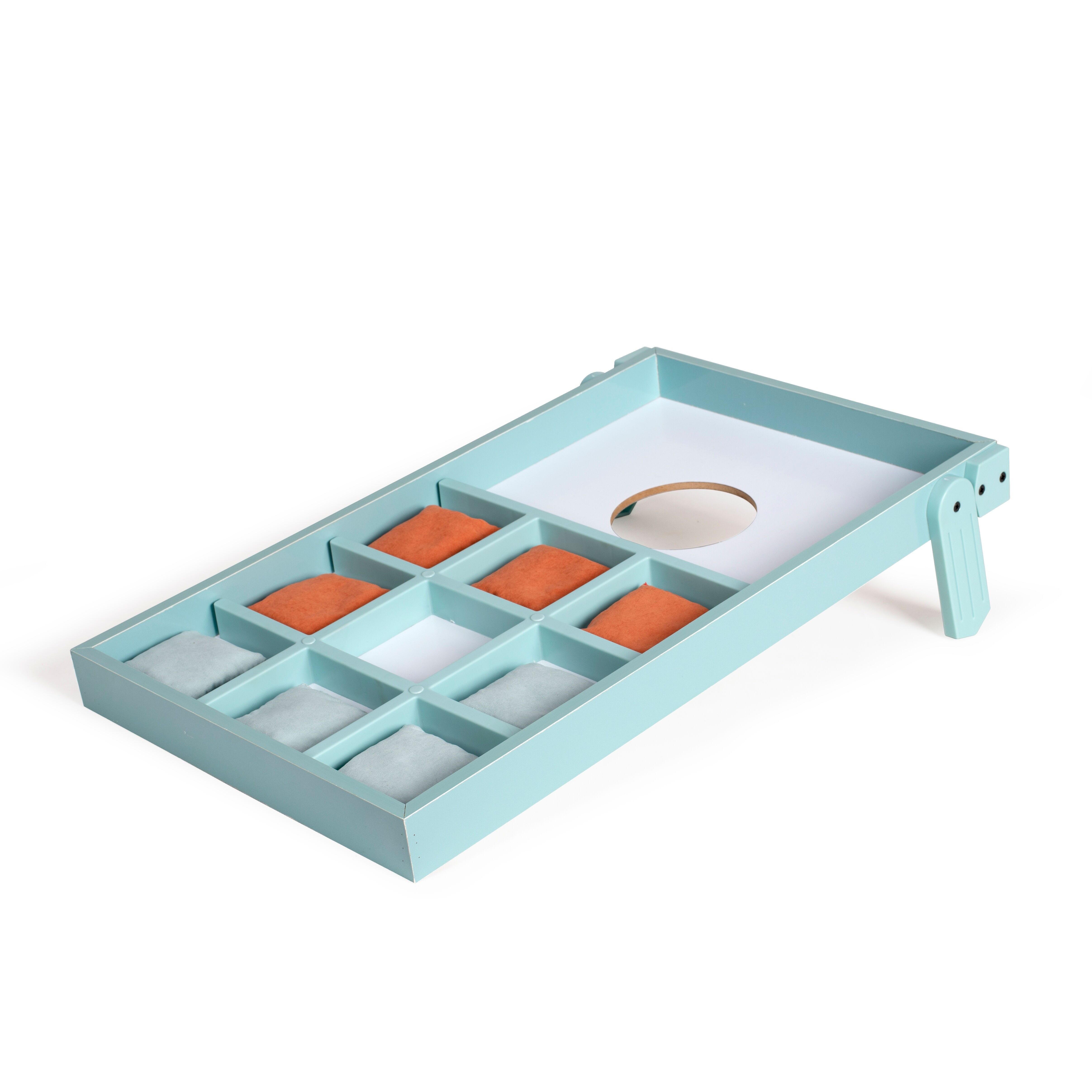 JEU002 Gioco 2 in 1 di lancio del sacchetto e tris