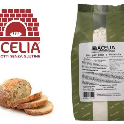 Farina senza glutine - MIX per PANE e FOCACCIA - BOX 6 Kg