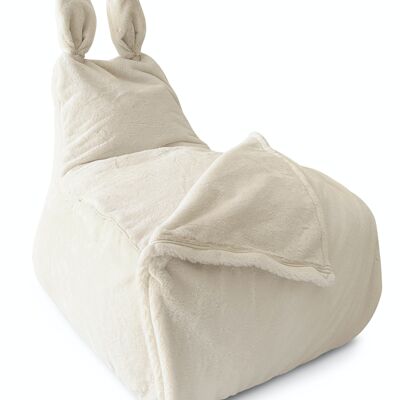 BUNNY L Bean Bag, Fur beanbag